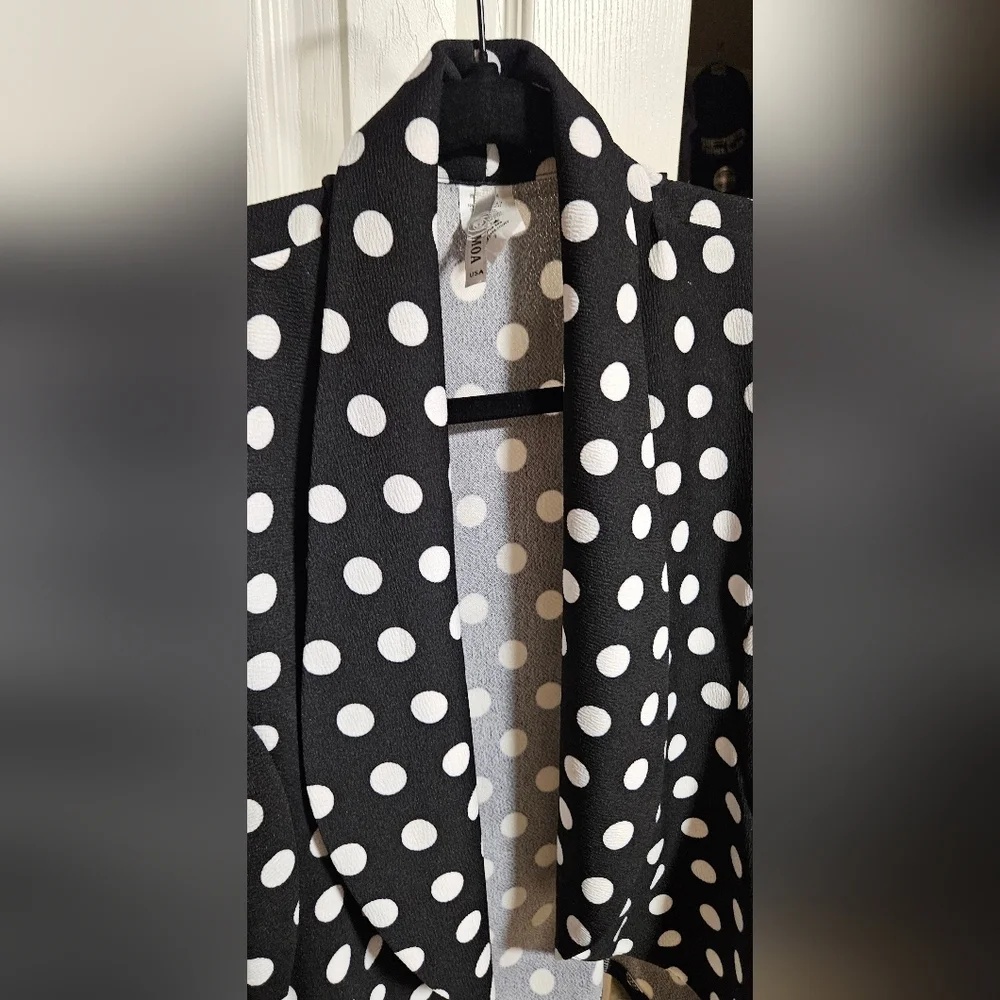 Stylish MOA USA Polka Dot Blazer Size Small - Picture 6 of 6